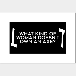 Rosa Diaz Axe Quote (White) Posters and Art